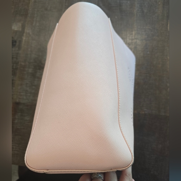 NWOT Kate Spade Flights of Fancy Skirt the Rules hallie tote purse urchin pink - Picture 3 of 11